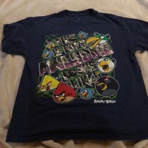 Angry Birds T-shirt.